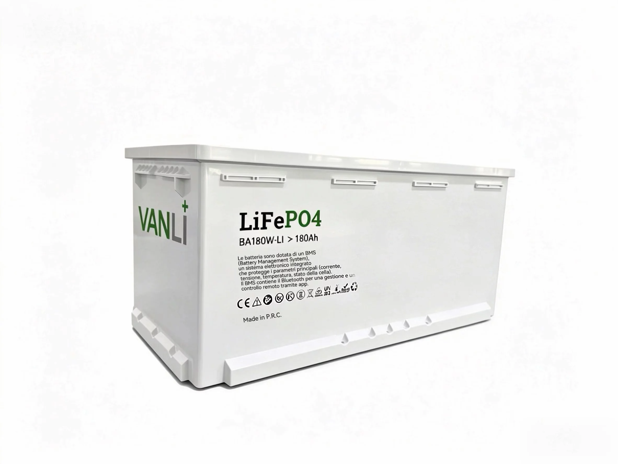Vanli -12.8V200 Batería de fosfato de hierro y litio 12.8V200Ah